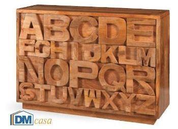 cassettiera in legno